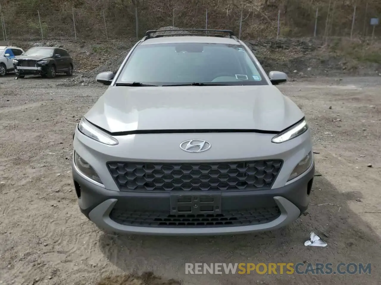 5 fotografías del automóvil dañado KM8K6CAB0NU819594 HYUNDAI KONA 2022