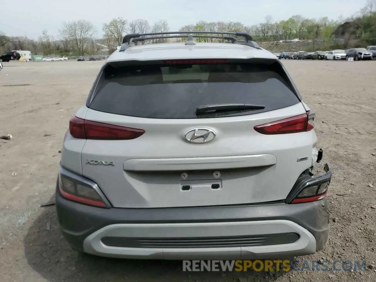 6 fotografías del automóvil dañado KM8K6CAB0NU819594 HYUNDAI KONA 2022