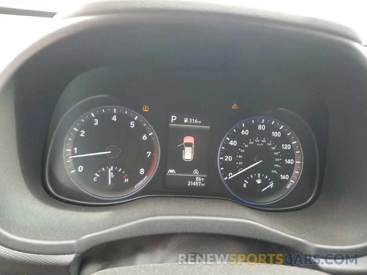 9 fotografías del automóvil dañado KM8K6CAB0NU819594 HYUNDAI KONA 2022