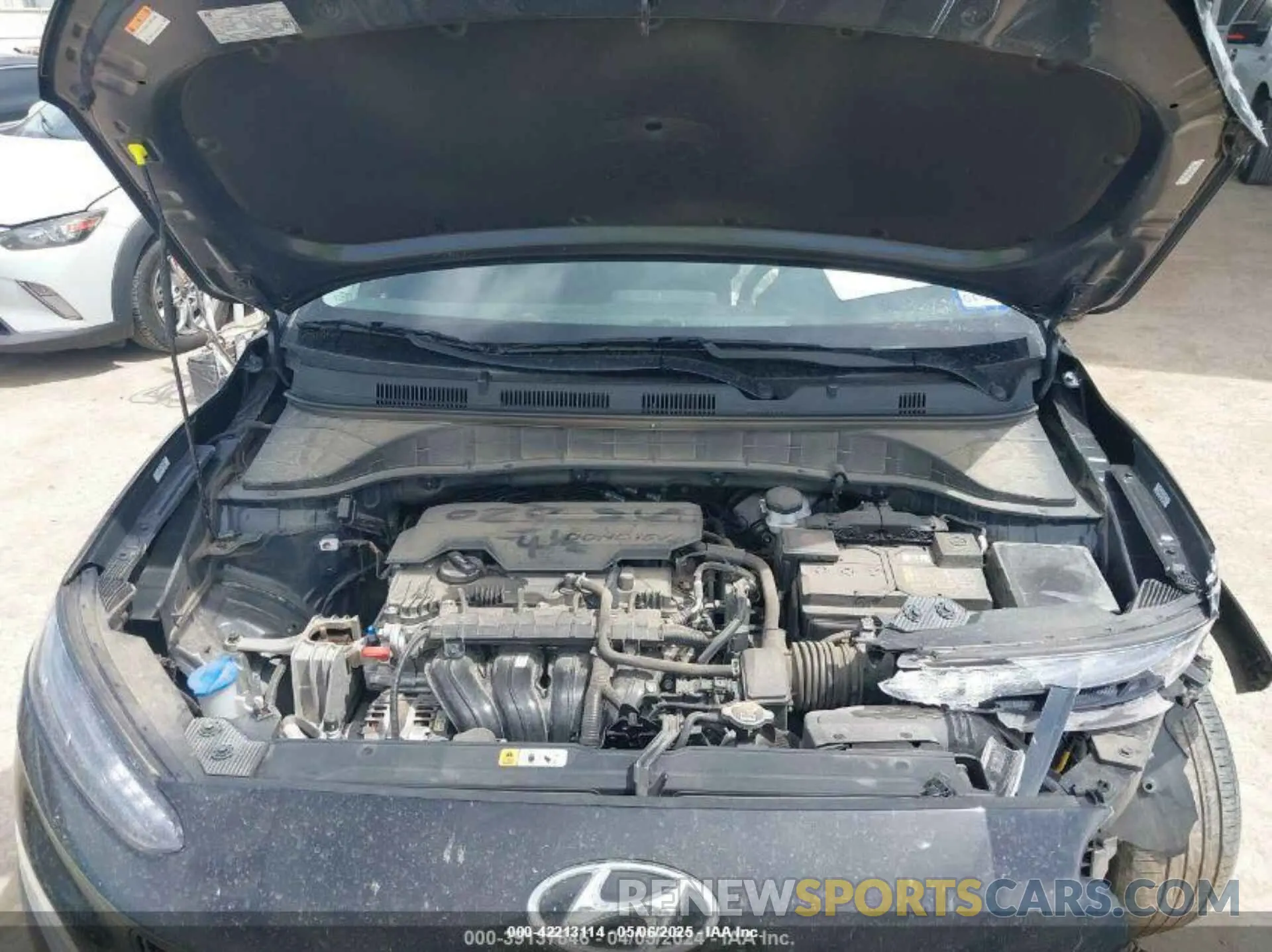 10 fotografías del automóvil dañado KM8K6CAB0NU892111 HYUNDAI KONA 2022