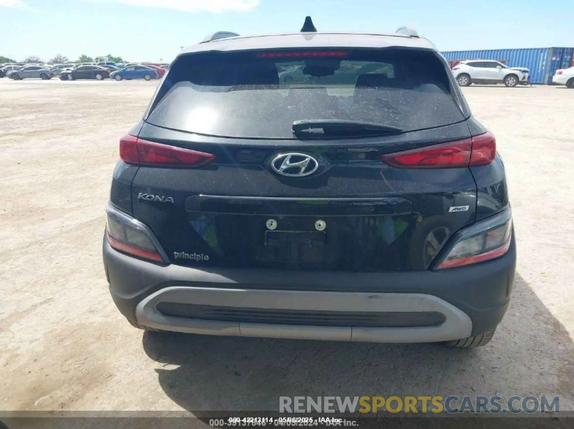 16 fotografías del automóvil dañado KM8K6CAB0NU892111 HYUNDAI KONA 2022
