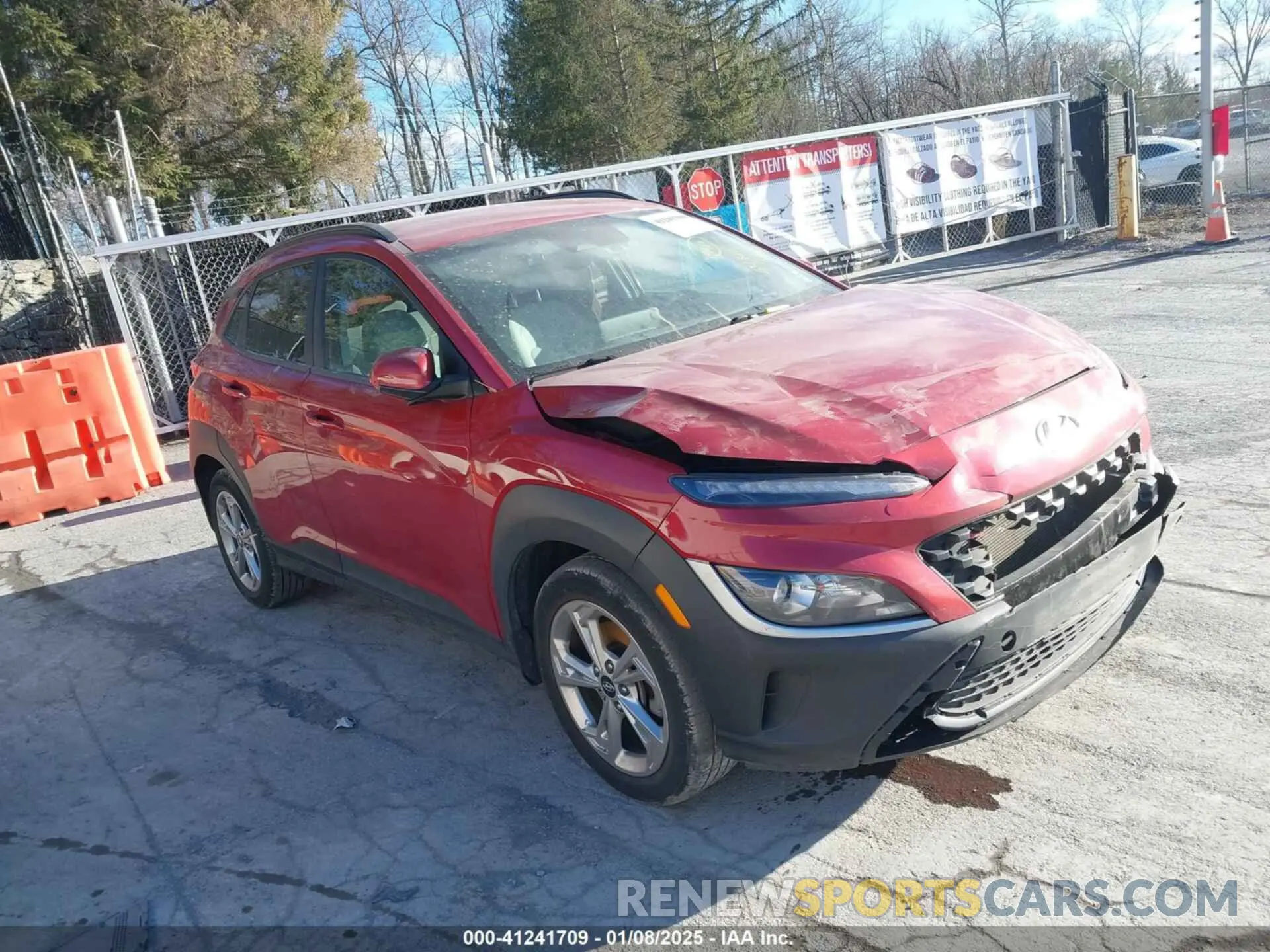 1 fotografías del automóvil dañado KM8K6CAB2NU890103 HYUNDAI KONA 2022