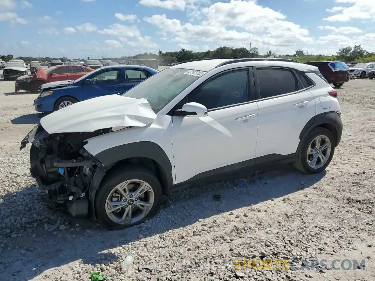 1 fotografías del automóvil dañado KM8K6CAB2NU914769 HYUNDAI KONA 2022