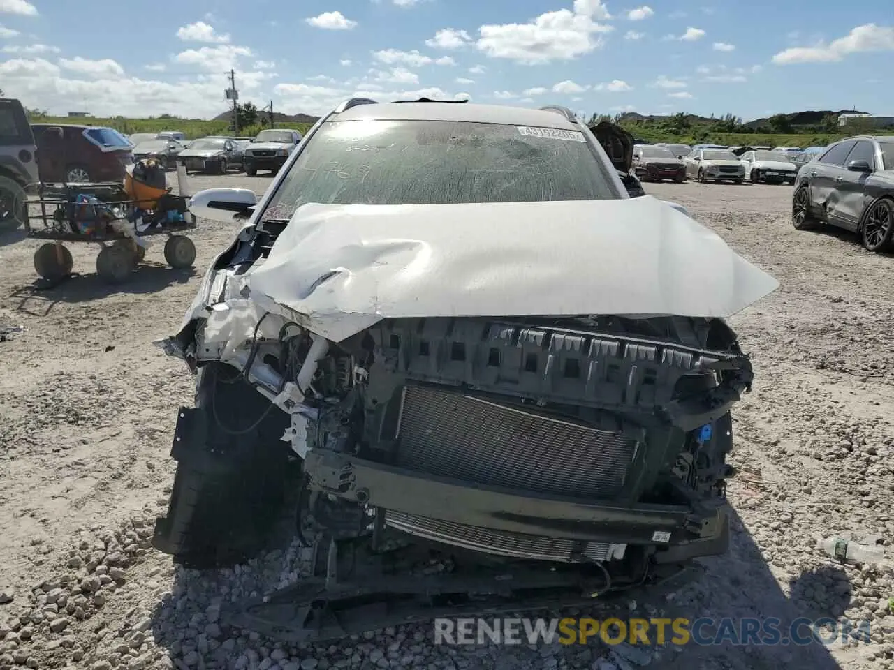 5 fotografías del automóvil dañado KM8K6CAB2NU914769 HYUNDAI KONA 2022