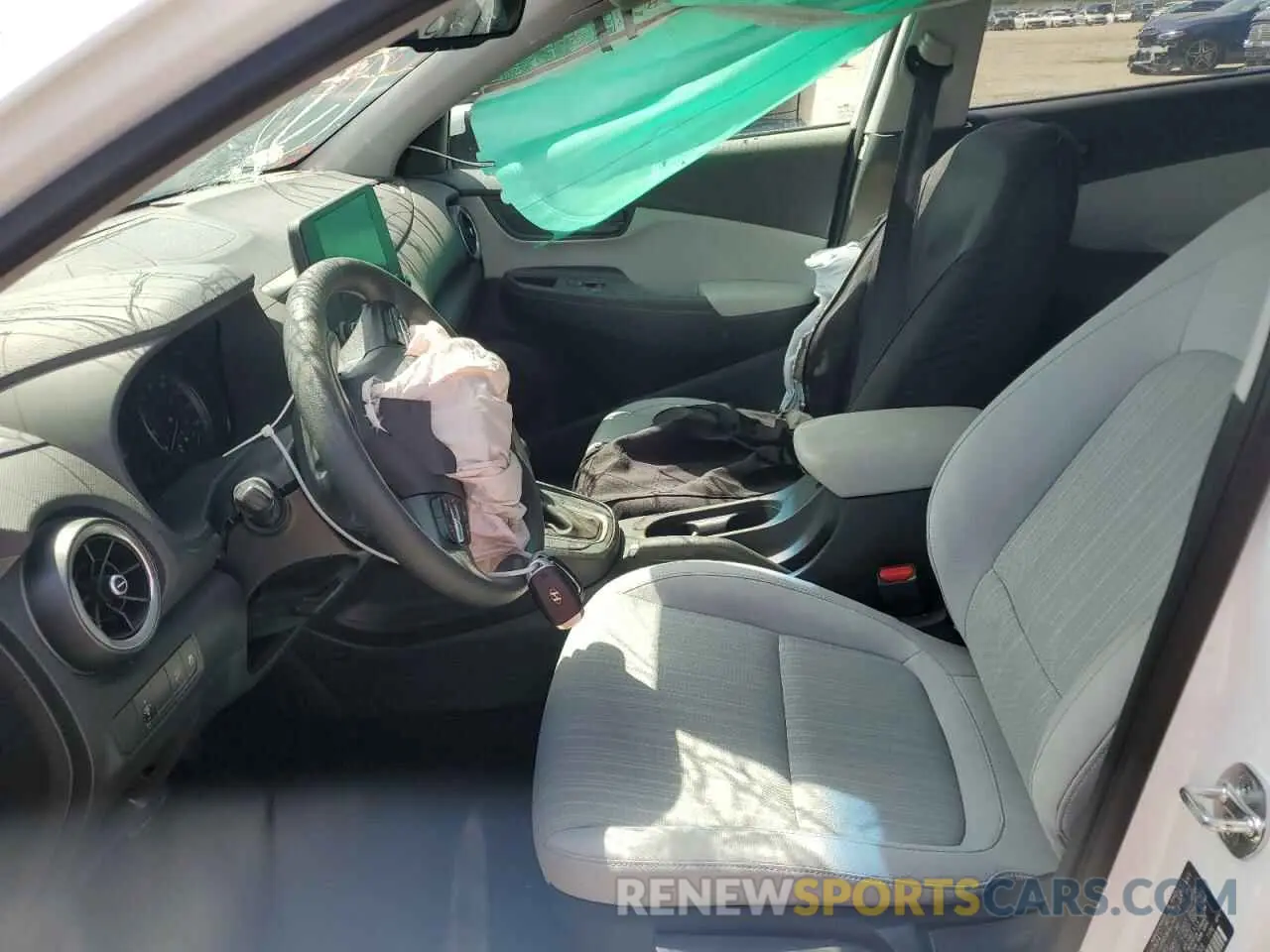 7 fotografías del automóvil dañado KM8K6CAB2NU914769 HYUNDAI KONA 2022