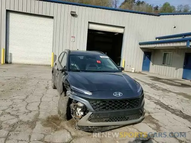 10 fotografías del automóvil dañado KM8K6CAB3NU867817 HYUNDAI KONA 2022