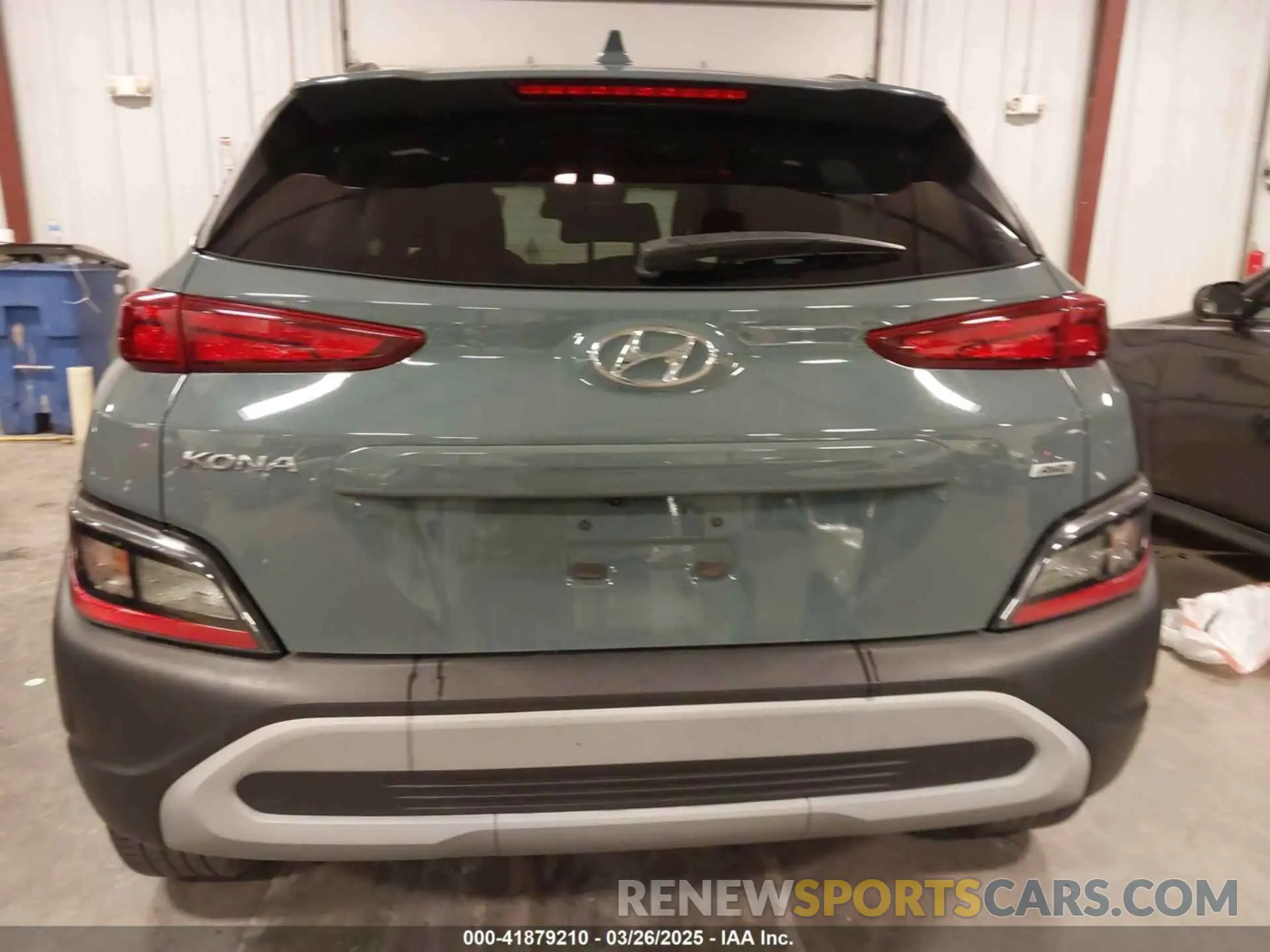 17 fotografías del automóvil dañado KM8K6CAB3NU890448 HYUNDAI KONA 2022