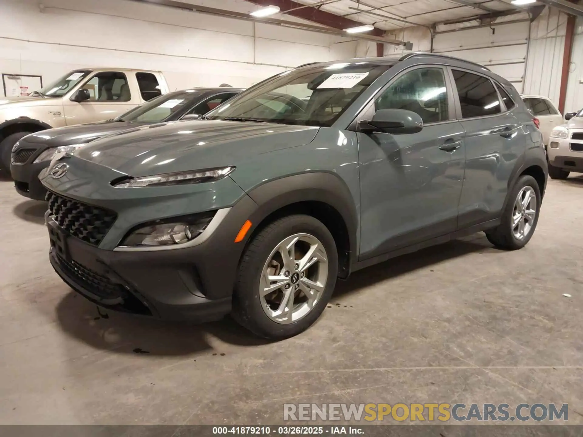 2 fotografías del automóvil dañado KM8K6CAB3NU890448 HYUNDAI KONA 2022