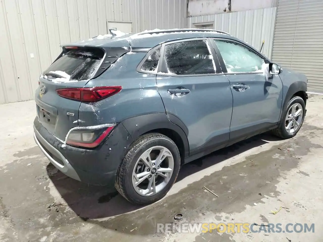 3 fotografías del automóvil dañado KM8K6CAB4NU849407 HYUNDAI KONA 2022