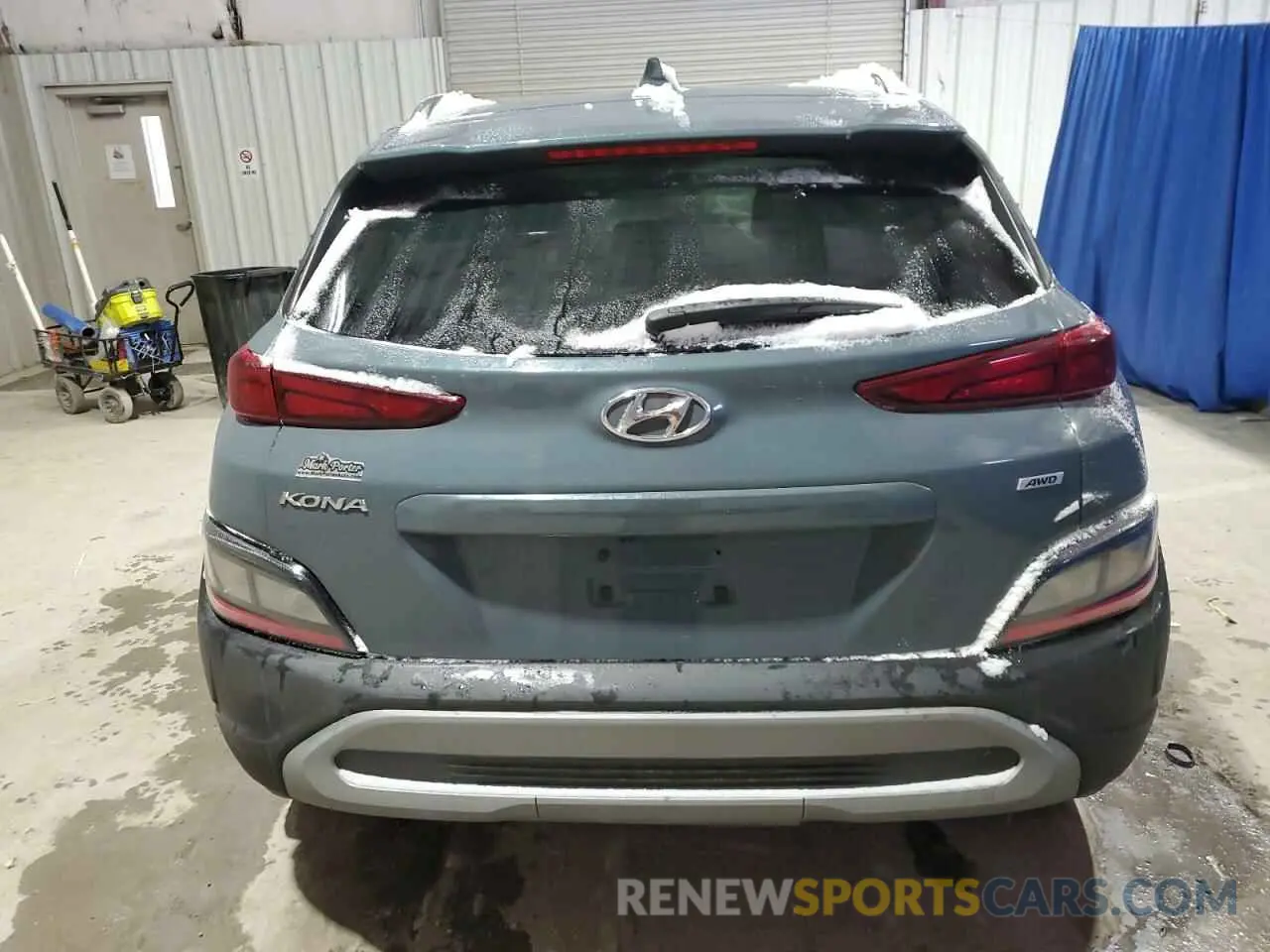 6 fotografías del automóvil dañado KM8K6CAB4NU849407 HYUNDAI KONA 2022