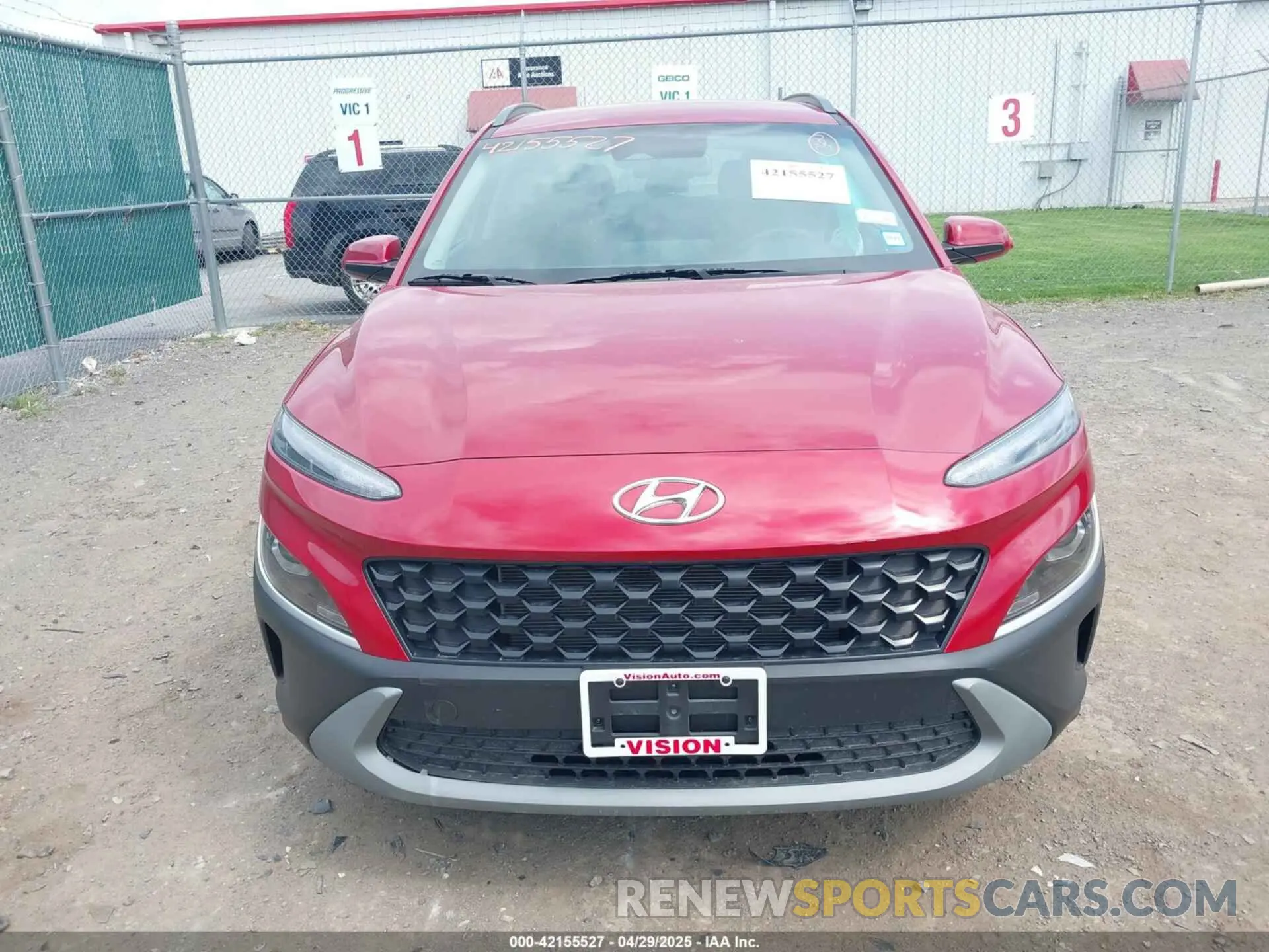 12 fotografías del automóvil dañado KM8K6CAB4NU924607 HYUNDAI KONA 2022