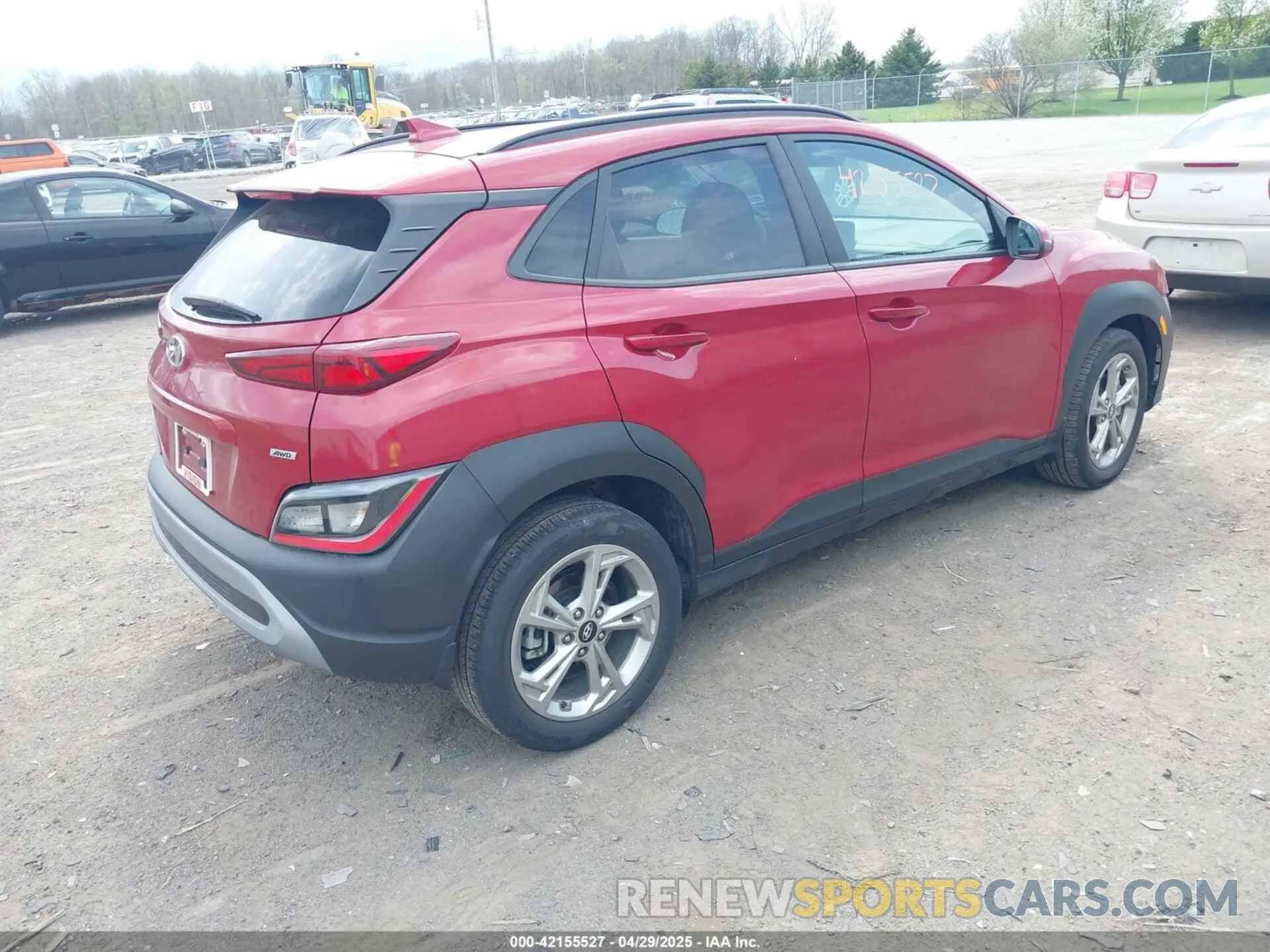 4 fotografías del automóvil dañado KM8K6CAB4NU924607 HYUNDAI KONA 2022