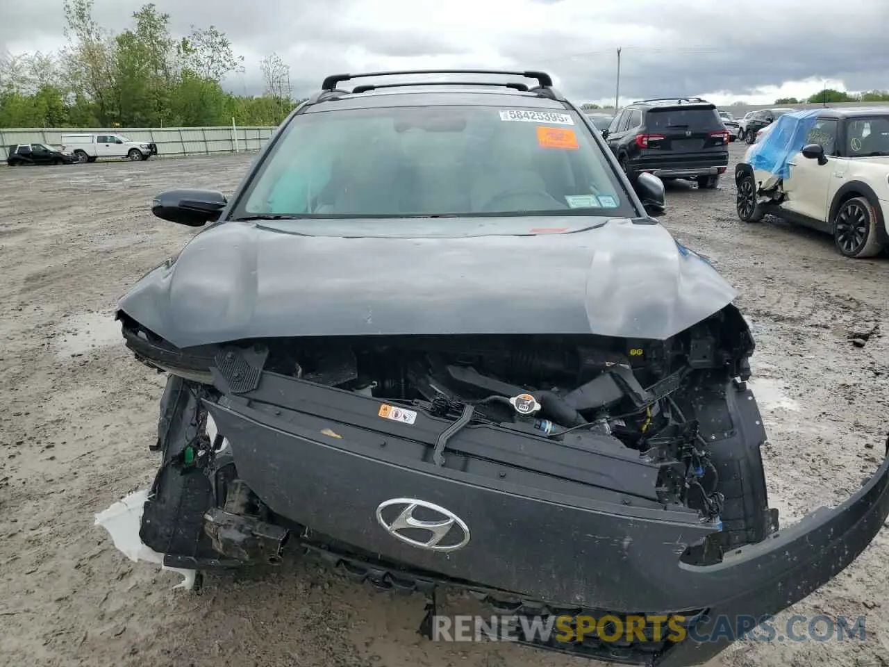 5 fotografías del automóvil dañado KM8K6CAB4NU928463 HYUNDAI KONA 2022