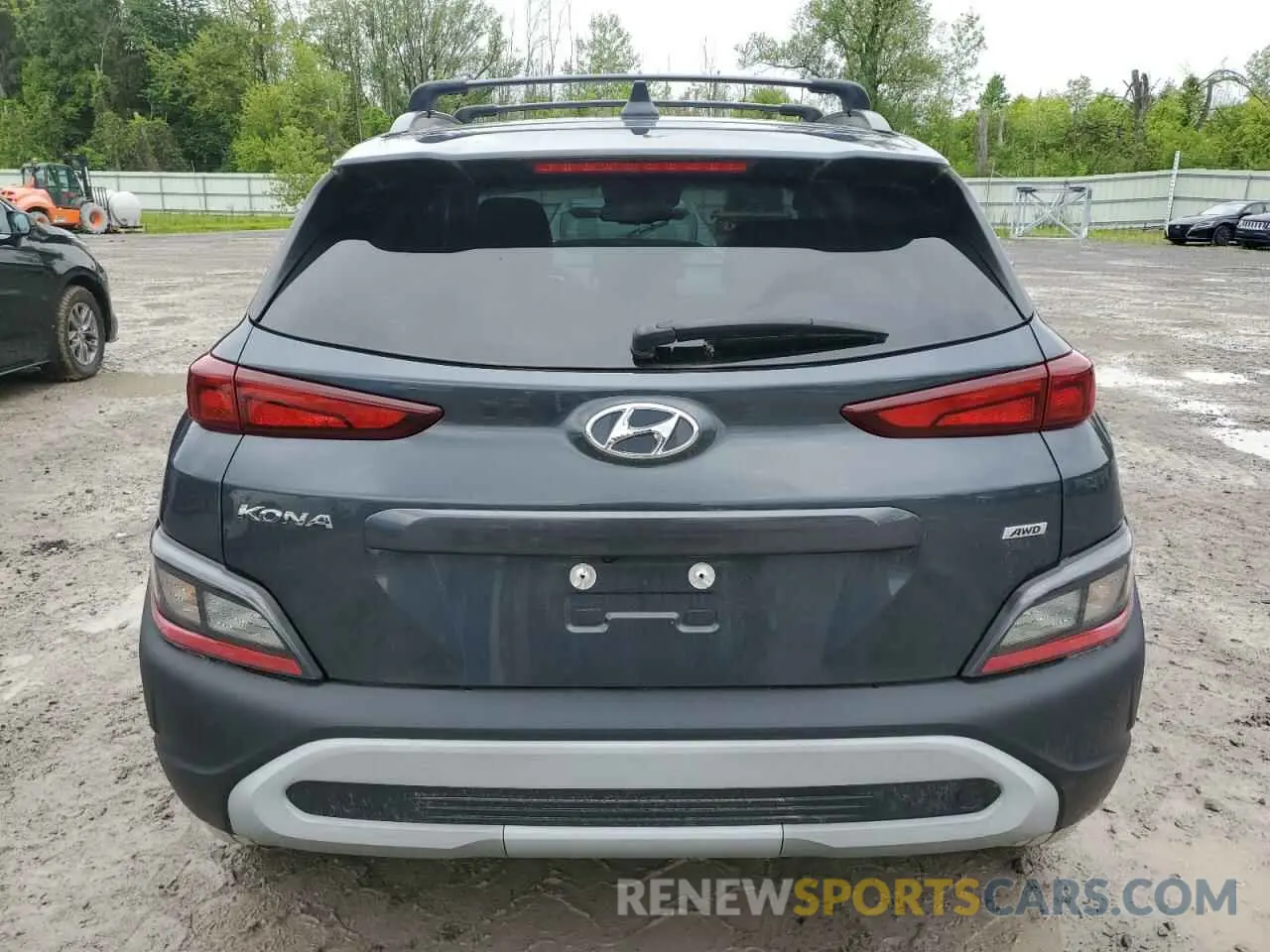 6 fotografías del automóvil dañado KM8K6CAB4NU928463 HYUNDAI KONA 2022