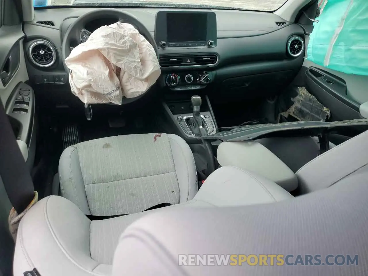 8 fotografías del automóvil dañado KM8K6CAB4NU928463 HYUNDAI KONA 2022