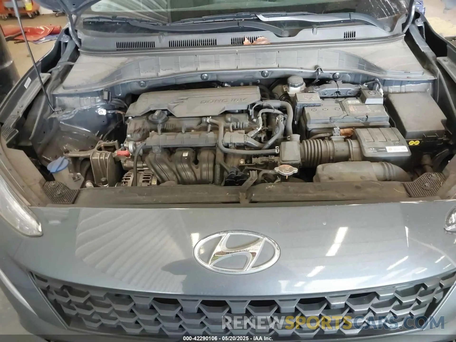 10 fotografías del automóvil dañado KM8K6CAB6NU828929 HYUNDAI KONA 2022