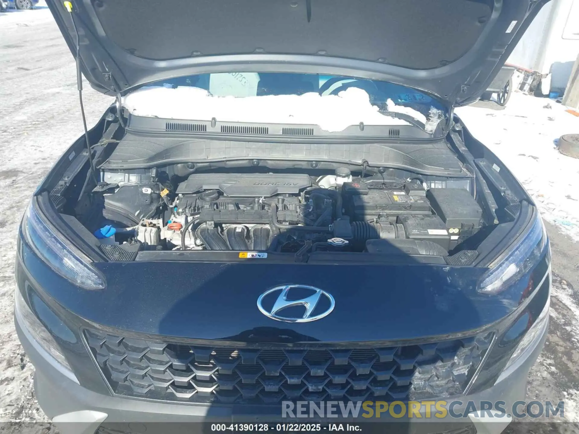 10 fotografías del automóvil dañado KM8K6CAB6NU922891 HYUNDAI KONA 2022