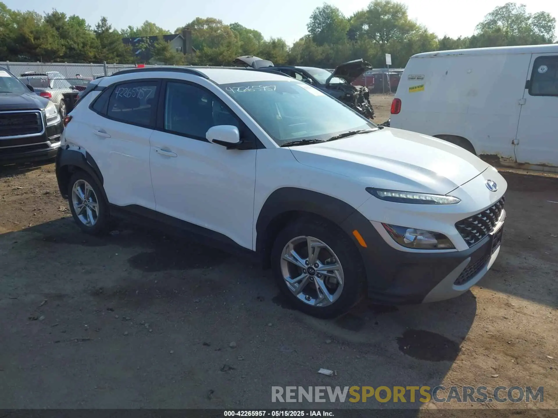 1 fotografías del automóvil dañado KM8K6CAB7NU901581 HYUNDAI KONA 2022