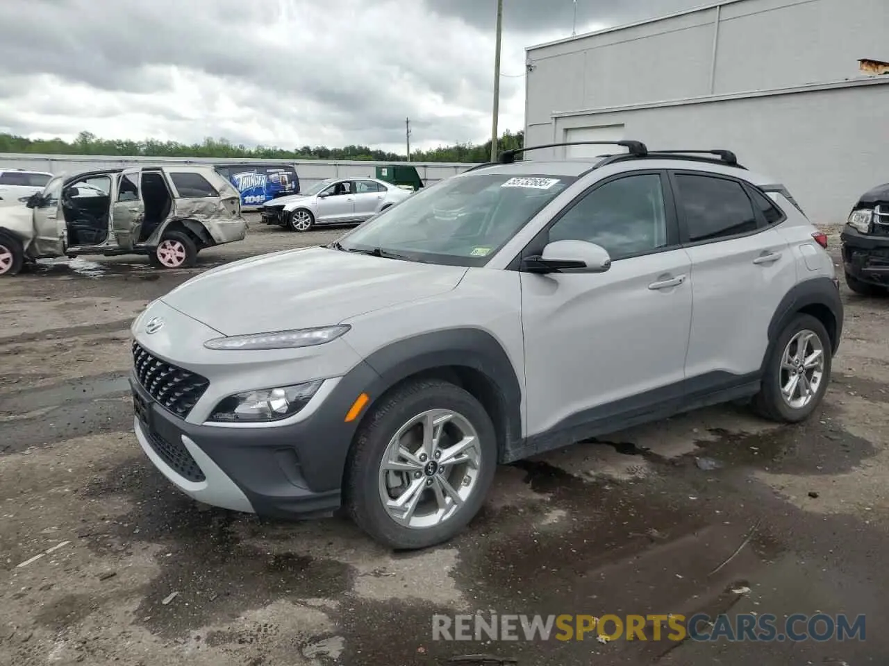 1 fotografías del automóvil dañado KM8K6CAB7NU913097 HYUNDAI KONA 2022