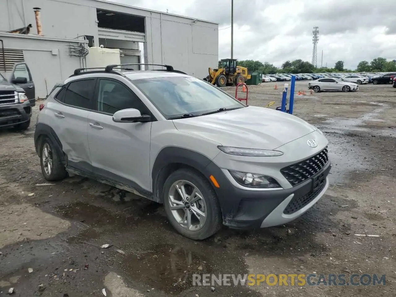 4 fotografías del automóvil dañado KM8K6CAB7NU913097 HYUNDAI KONA 2022