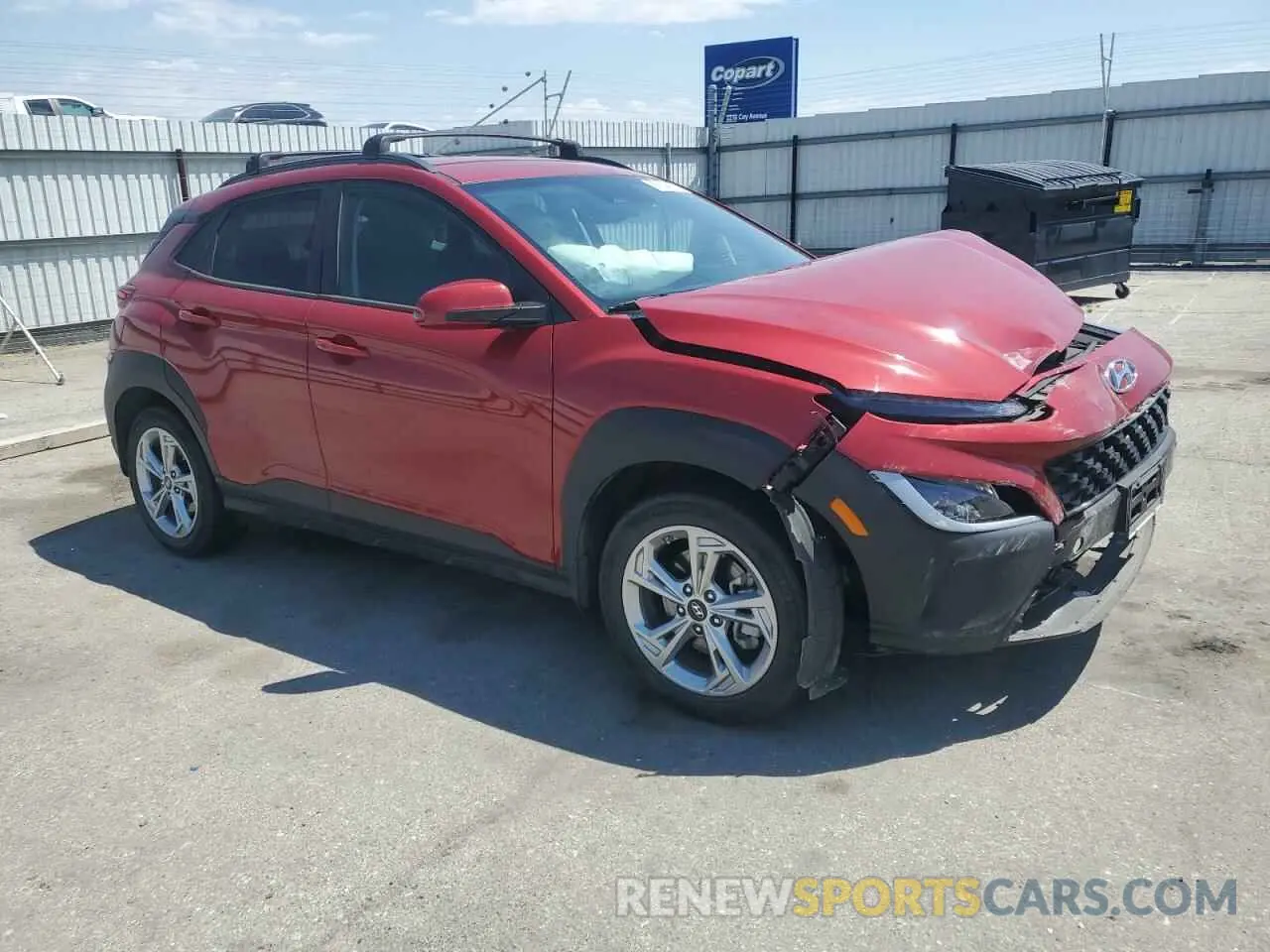 4 fotografías del automóvil dañado KM8K6CAB9NU807136 HYUNDAI KONA 2022
