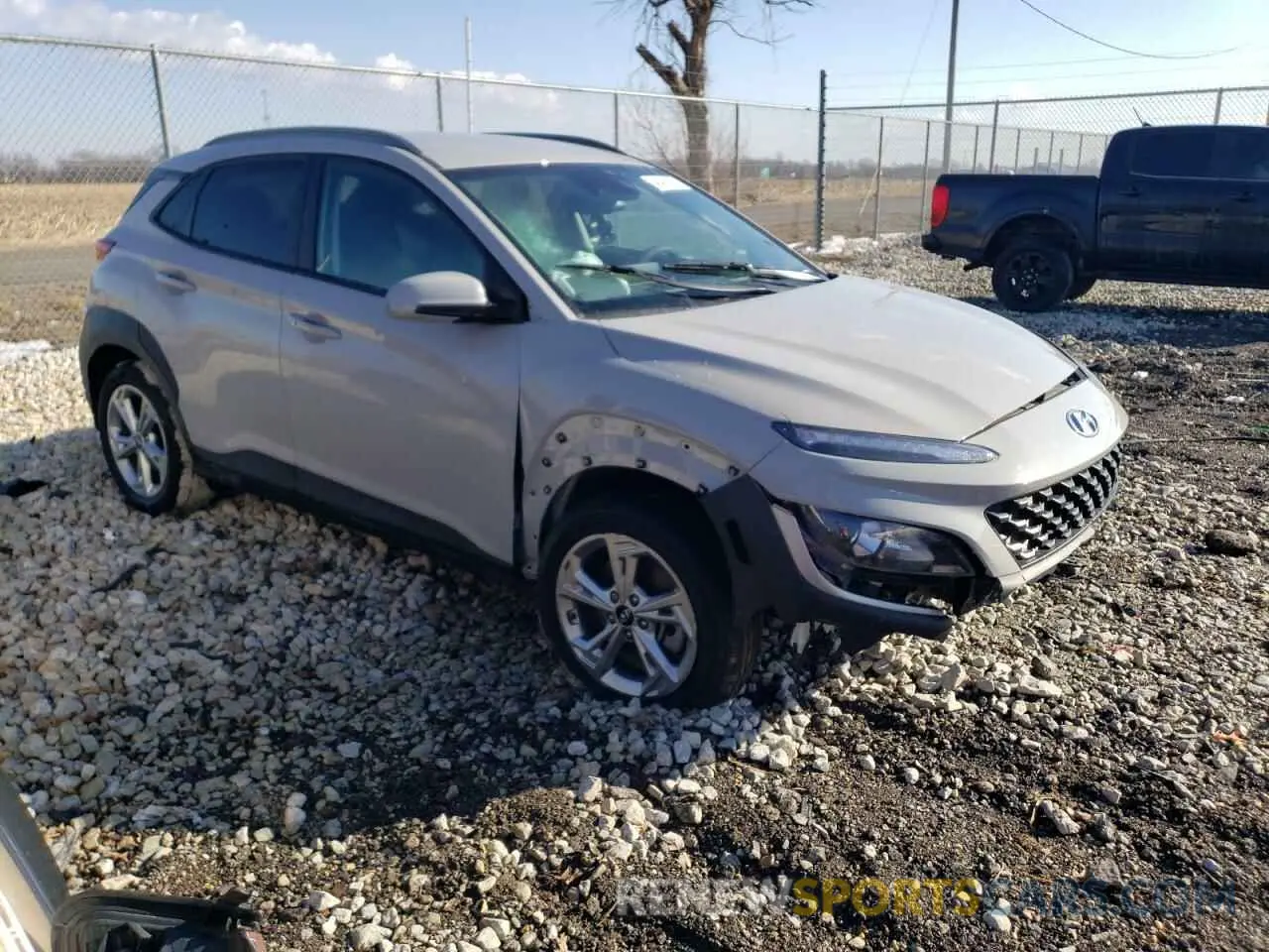 4 fotografías del automóvil dañado KM8K6CAB9NU872231 HYUNDAI KONA 2022