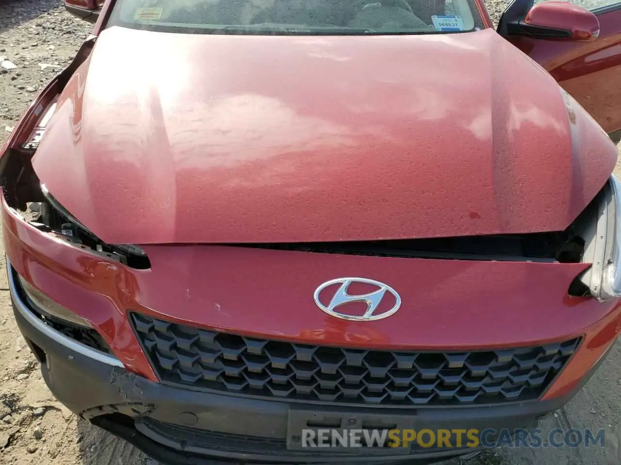 11 fotografías del automóvil dañado KM8K6CABXNU918181 HYUNDAI KONA 2022