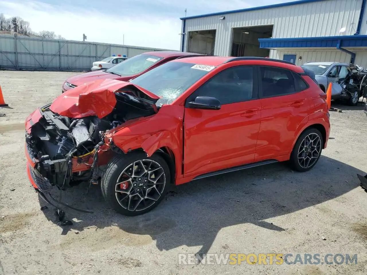 1 fotografías del automóvil dañado KM8KH3AC1NU002184 HYUNDAI KONA 2022