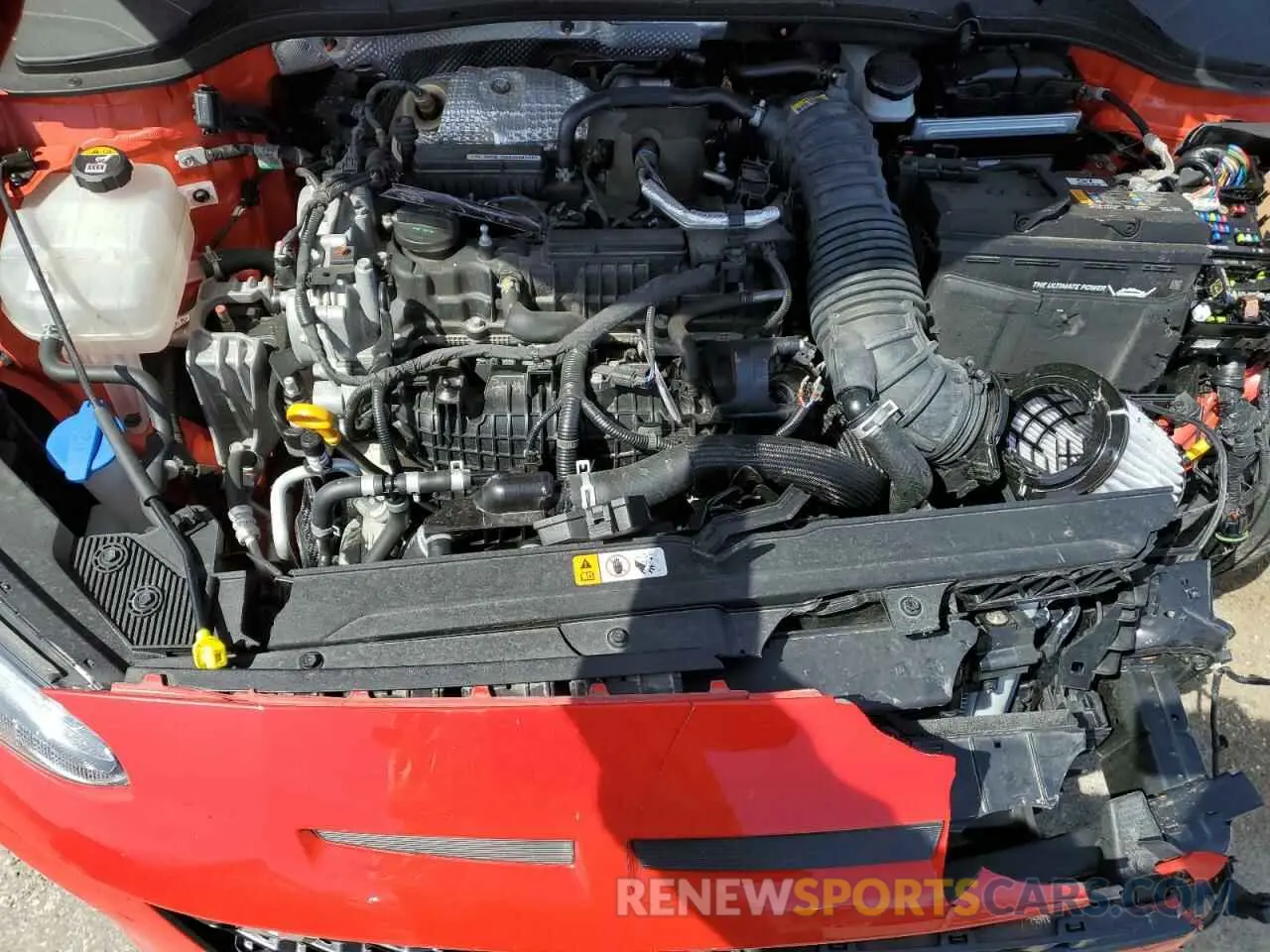 12 fotografías del automóvil dañado KM8KH3AC1NU002184 HYUNDAI KONA 2022