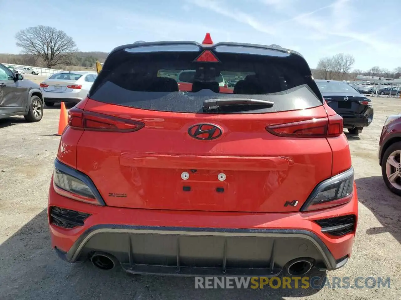 6 fotografías del automóvil dañado KM8KH3AC1NU002184 HYUNDAI KONA 2022