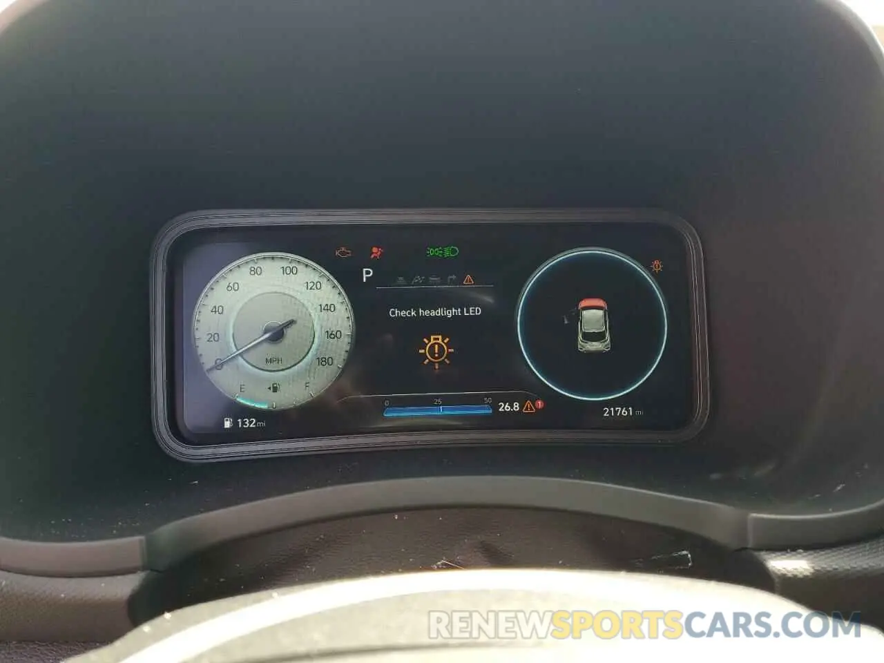 9 fotografías del automóvil dañado KM8KH3AC1NU002184 HYUNDAI KONA 2022