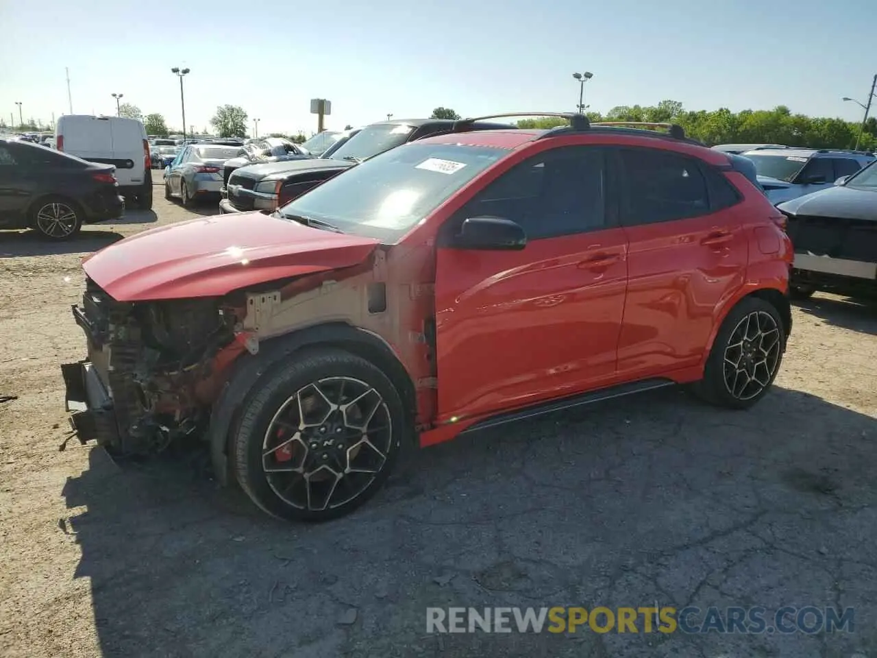 1 fotografías del automóvil dañado KM8KH3AC5NU002298 HYUNDAI KONA 2022