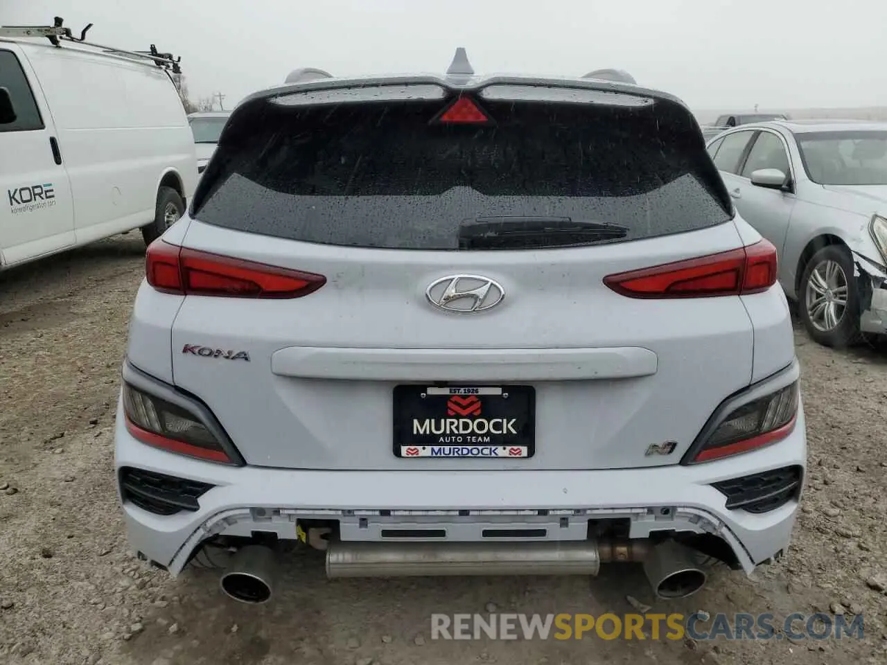 6 fotografías del automóvil dañado KM8KH3AC5NU003953 HYUNDAI KONA 2022