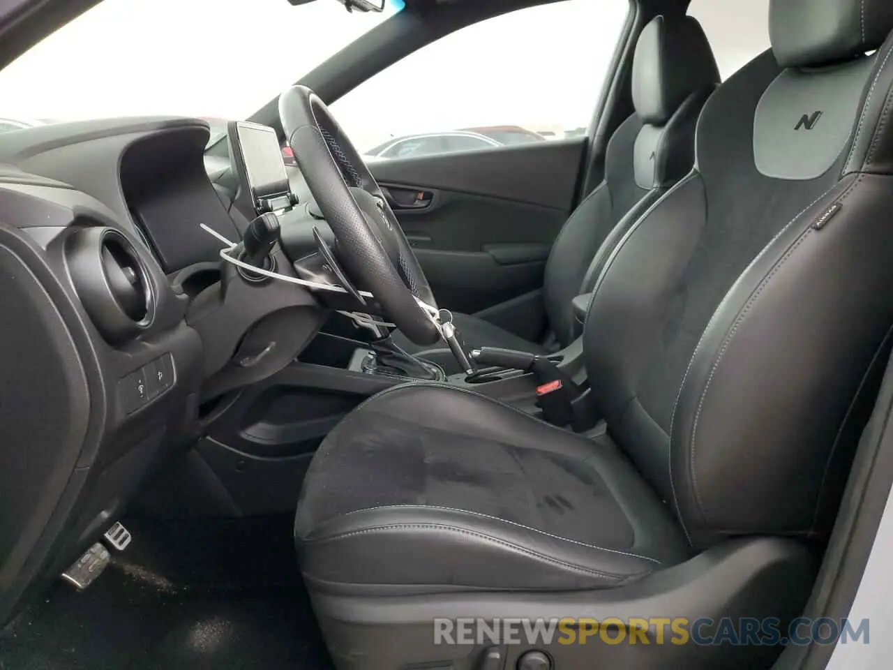 7 fotografías del automóvil dañado KM8KH3AC5NU003953 HYUNDAI KONA 2022