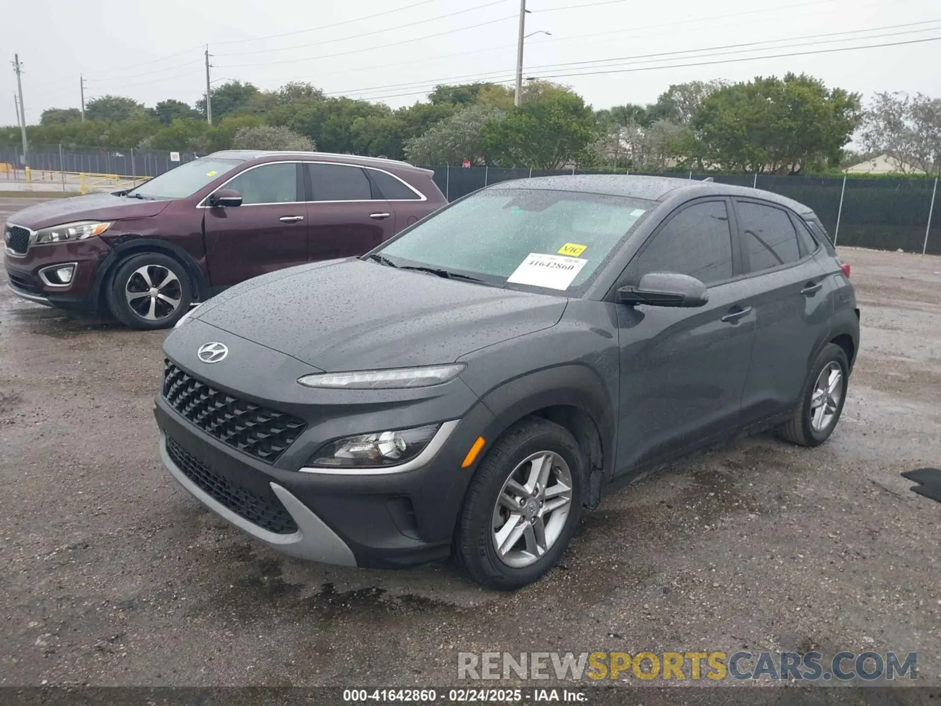 2 fotografías del automóvil dañado KM8K22AB0PU982366 HYUNDAI KONA 2023