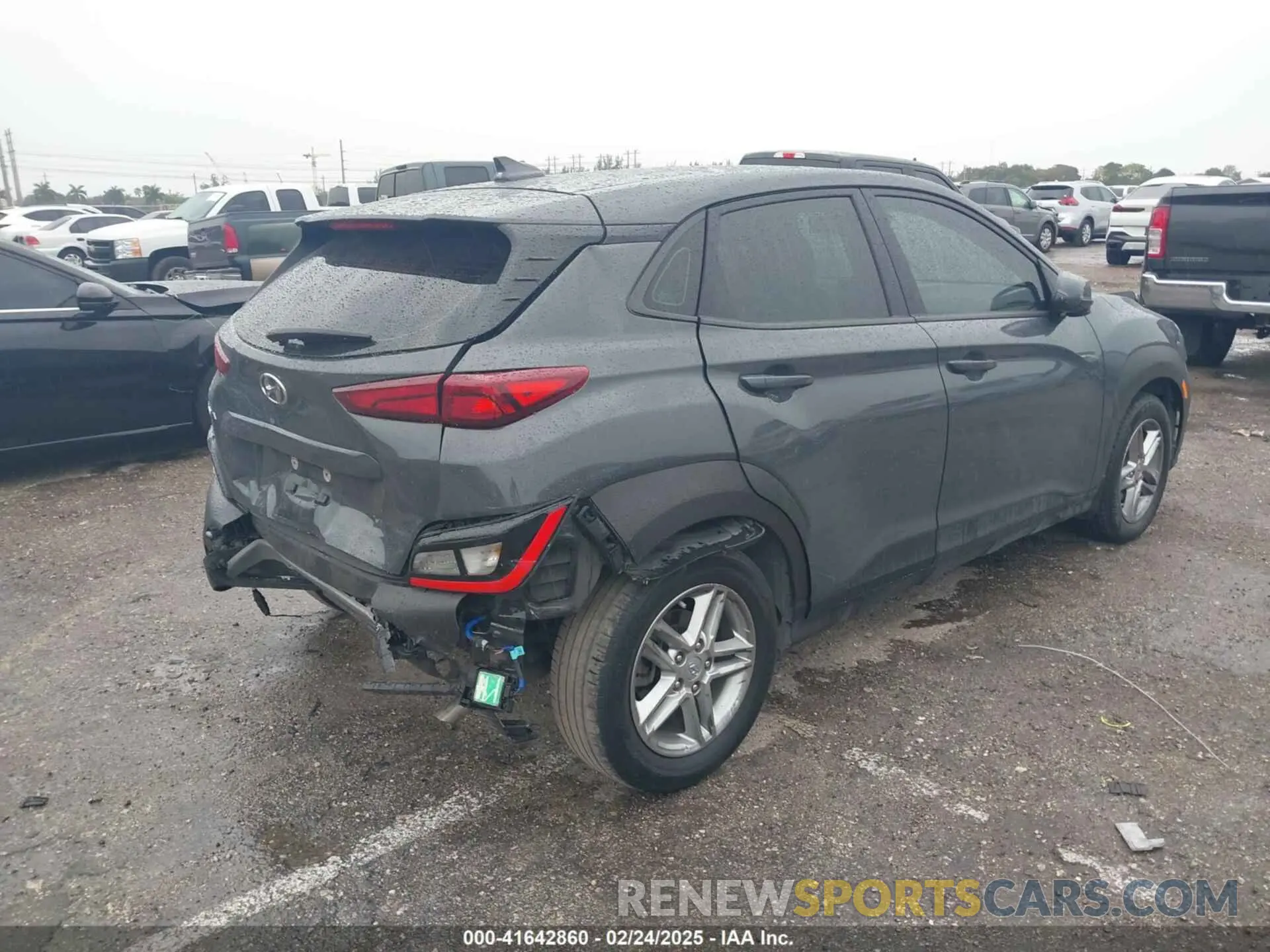 4 fotografías del automóvil dañado KM8K22AB0PU982366 HYUNDAI KONA 2023