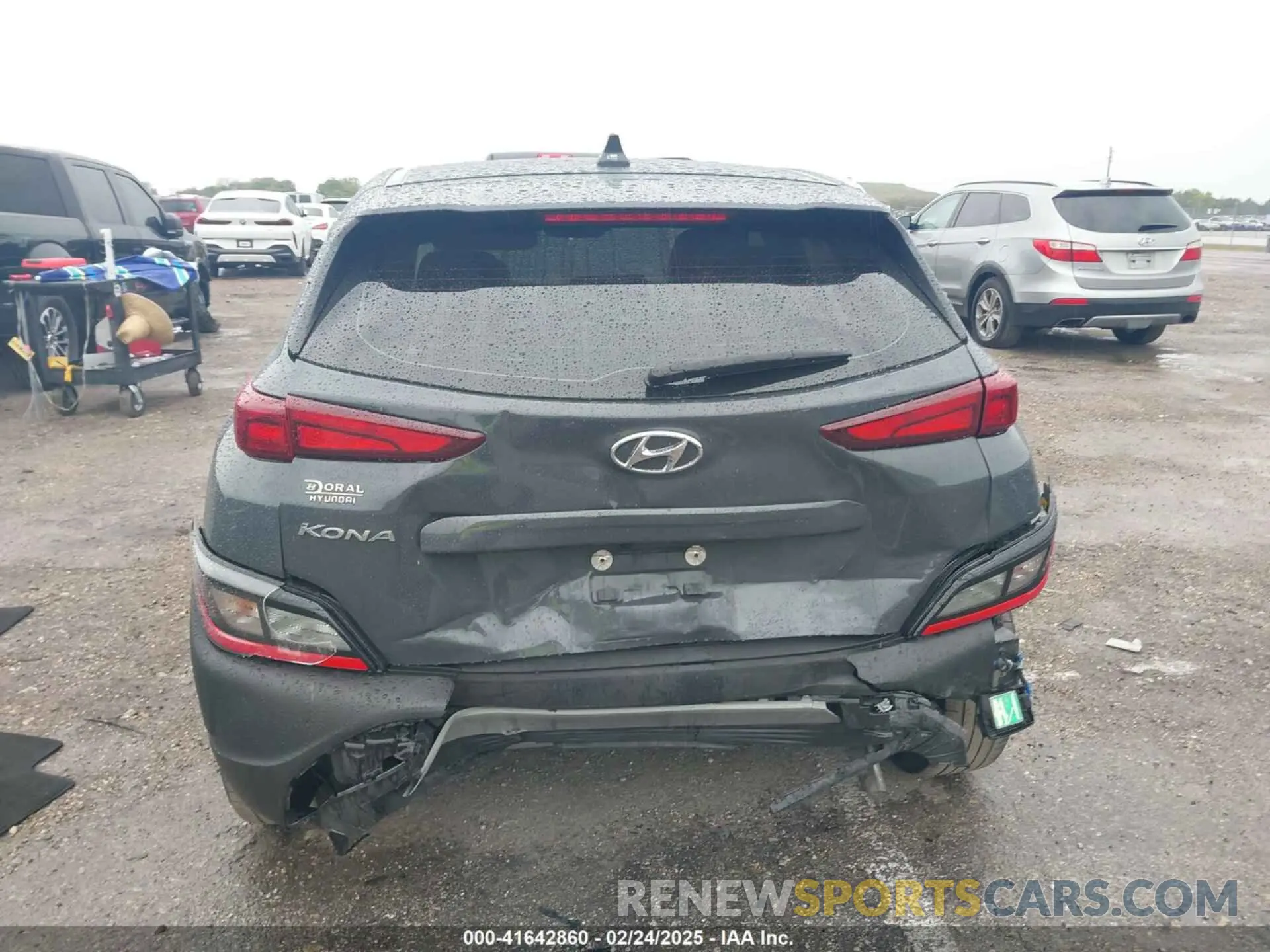 6 fotografías del automóvil dañado KM8K22AB0PU982366 HYUNDAI KONA 2023