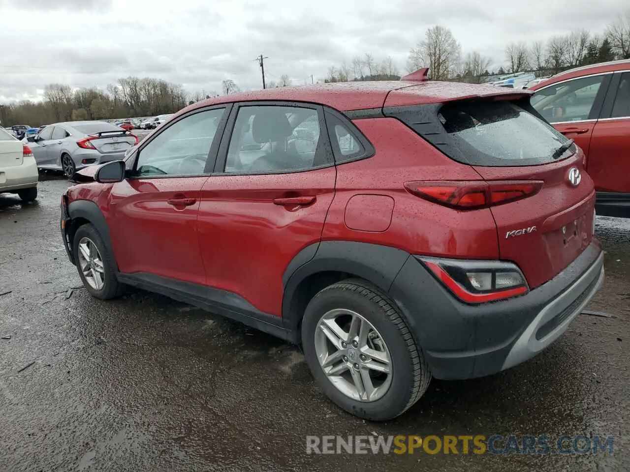 2 fotografías del automóvil dañado KM8K22AB7PU028231 HYUNDAI KONA 2023
