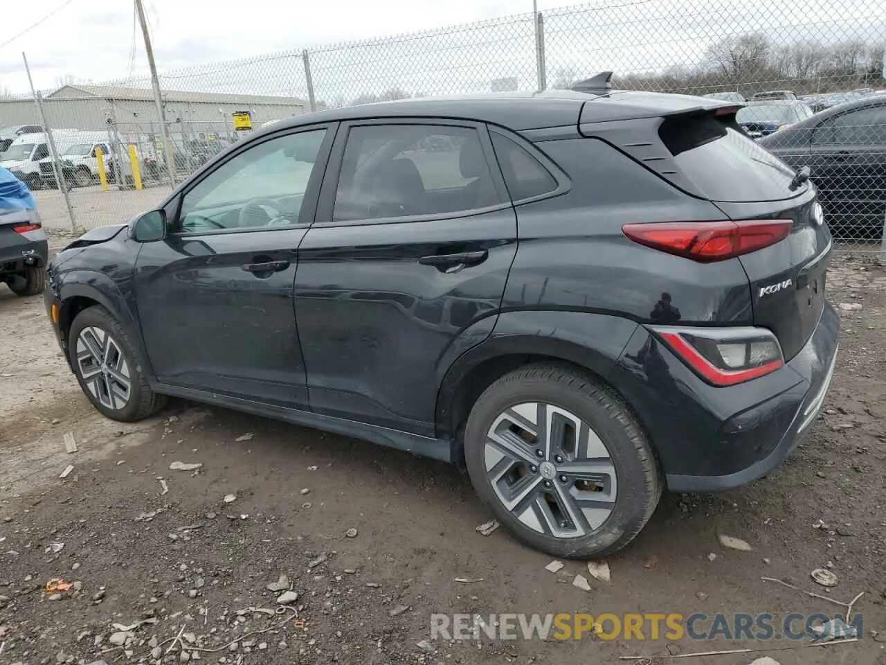 2 fotografías del automóvil dañado KM8K23AG2PU190592 HYUNDAI KONA 2023
