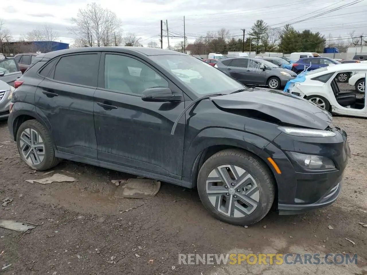 4 fotografías del automóvil dañado KM8K23AG2PU190592 HYUNDAI KONA 2023