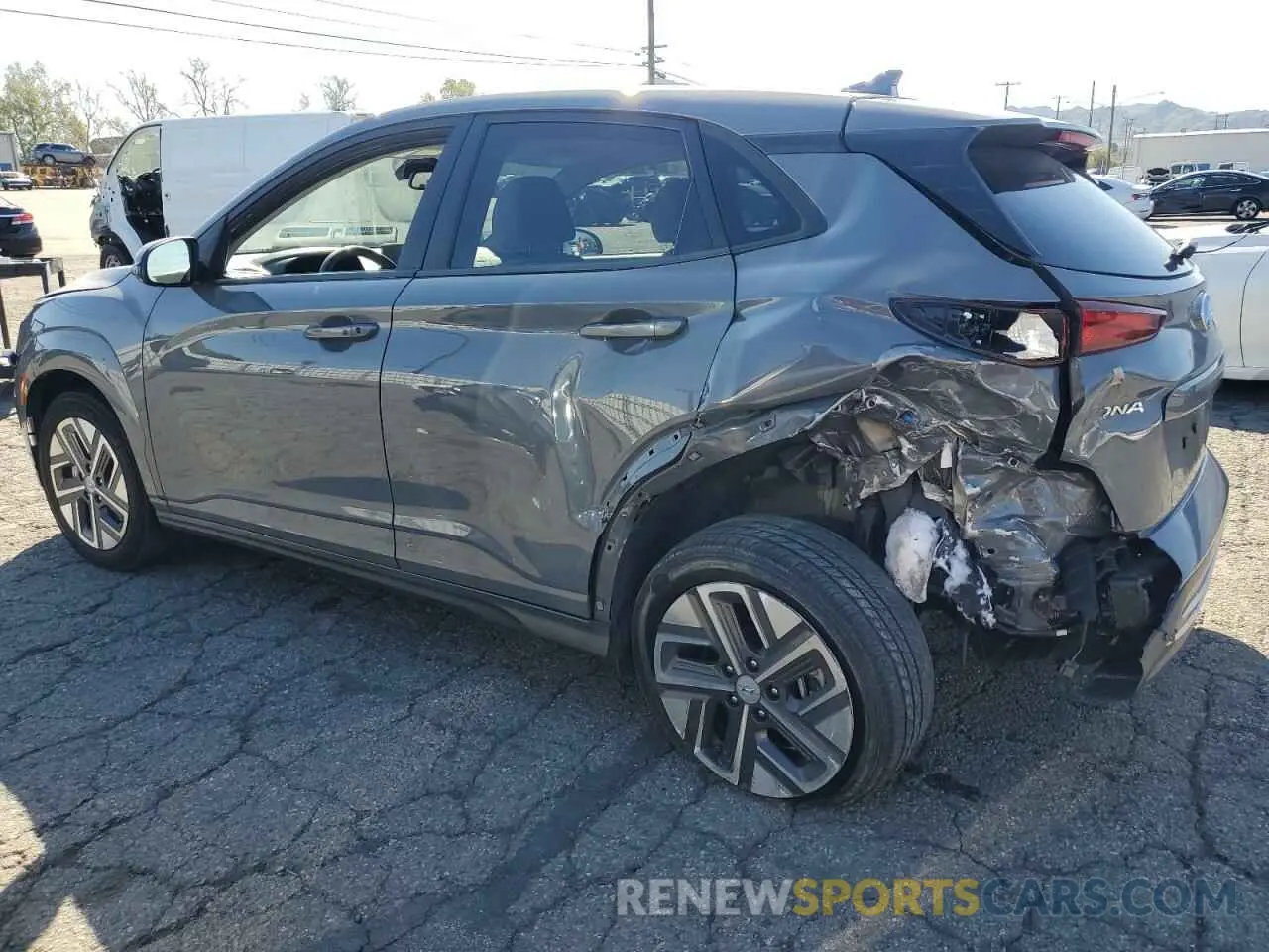 2 fotografías del automóvil dañado KM8K23AG3PU183909 HYUNDAI KONA 2023