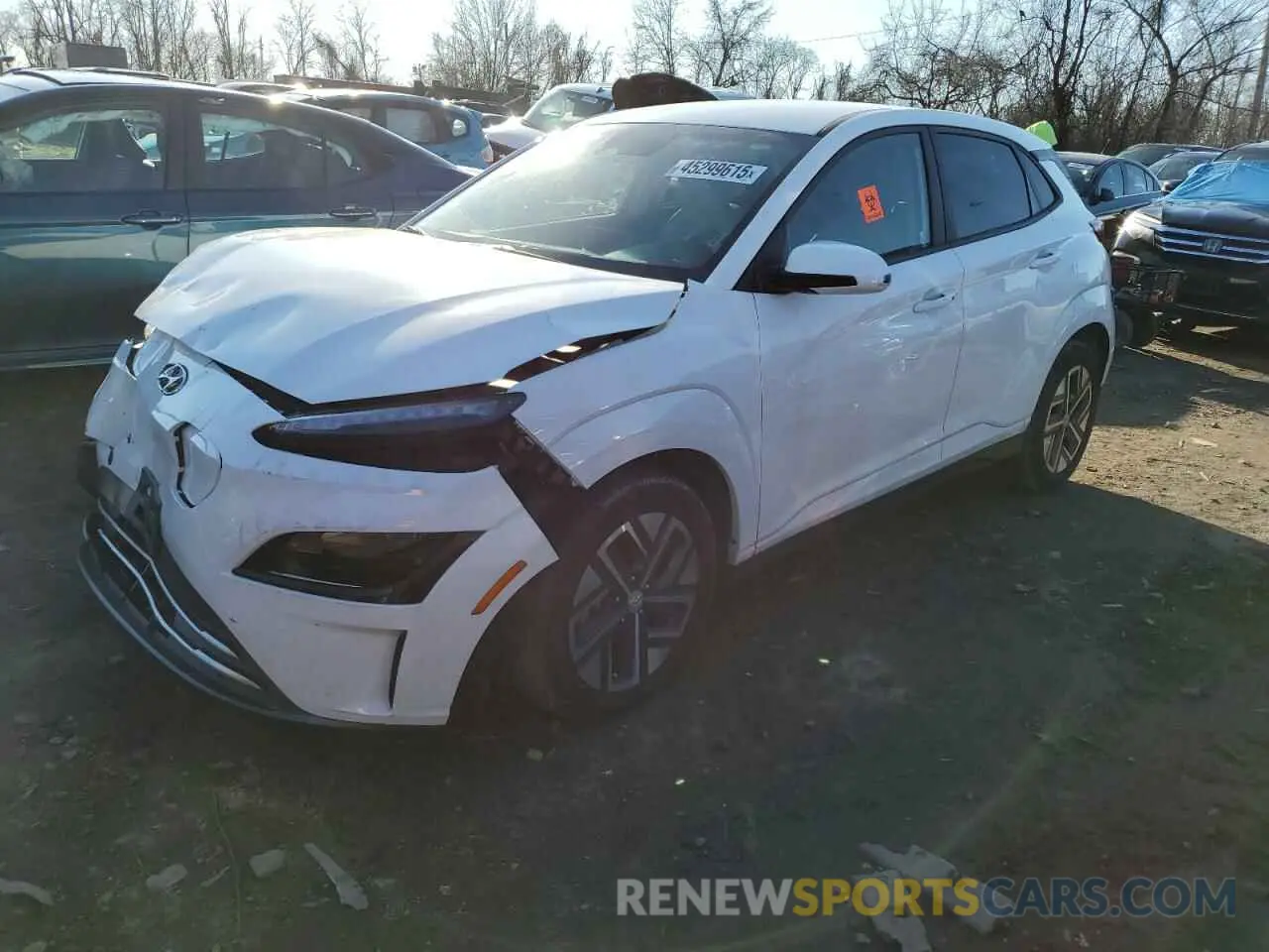 1 fotografías del automóvil dañado KM8K23AG3PU187460 HYUNDAI KONA 2023