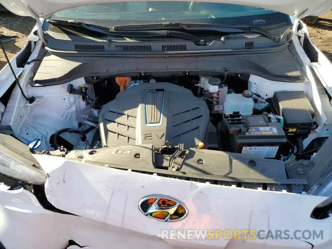 12 fotografías del automóvil dañado KM8K23AG3PU187460 HYUNDAI KONA 2023
