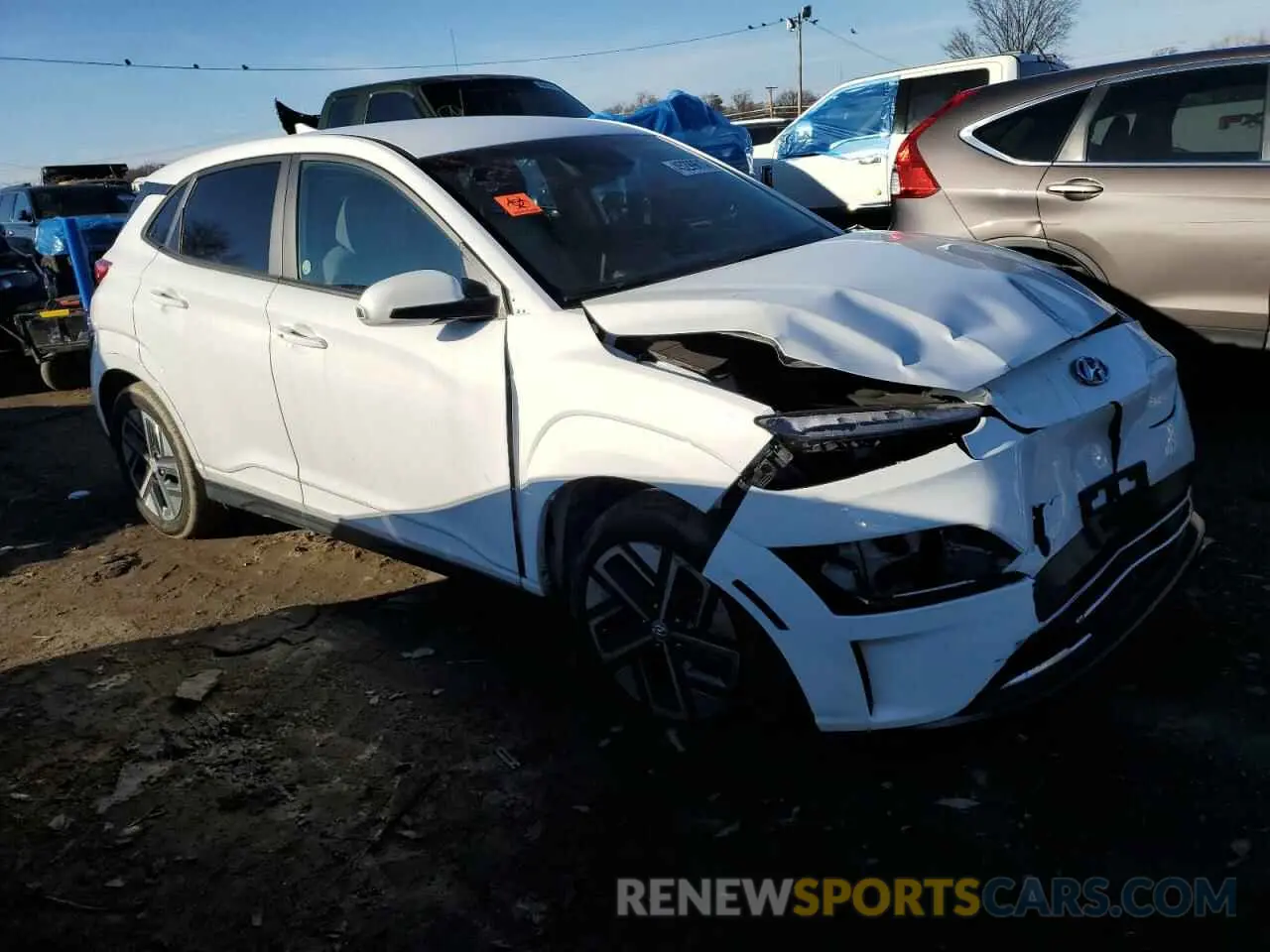 4 fotografías del automóvil dañado KM8K23AG3PU187460 HYUNDAI KONA 2023