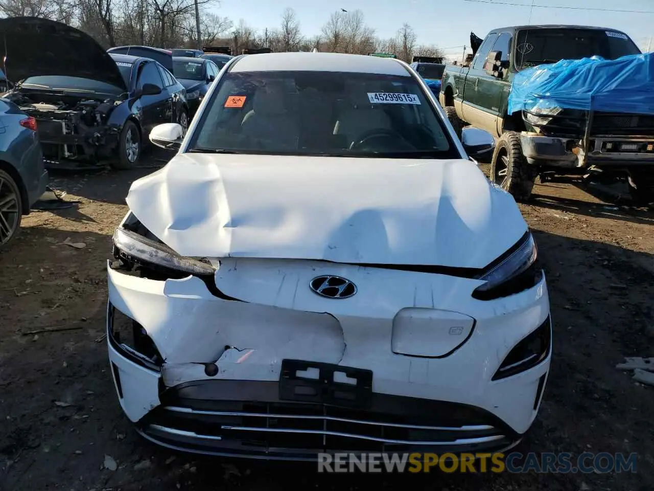 5 fotografías del automóvil dañado KM8K23AG3PU187460 HYUNDAI KONA 2023