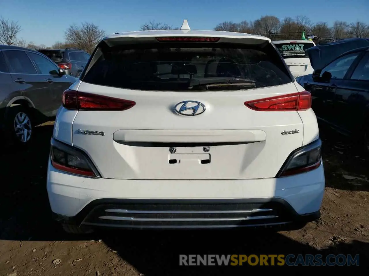 6 fotografías del automóvil dañado KM8K23AG3PU187460 HYUNDAI KONA 2023