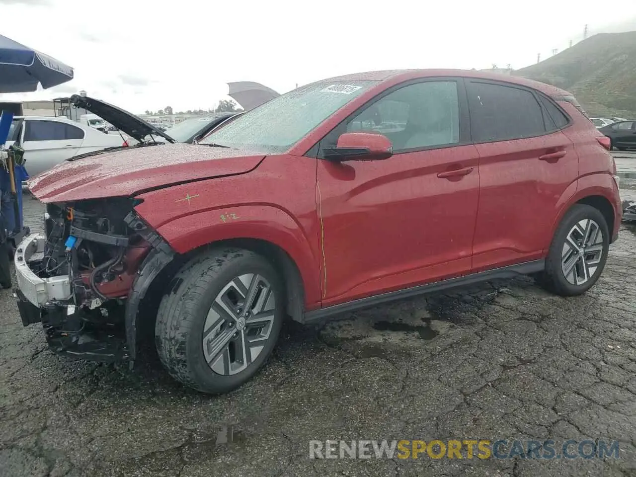 1 fotografías del automóvil dañado KM8K23AG4PU184339 HYUNDAI KONA 2023