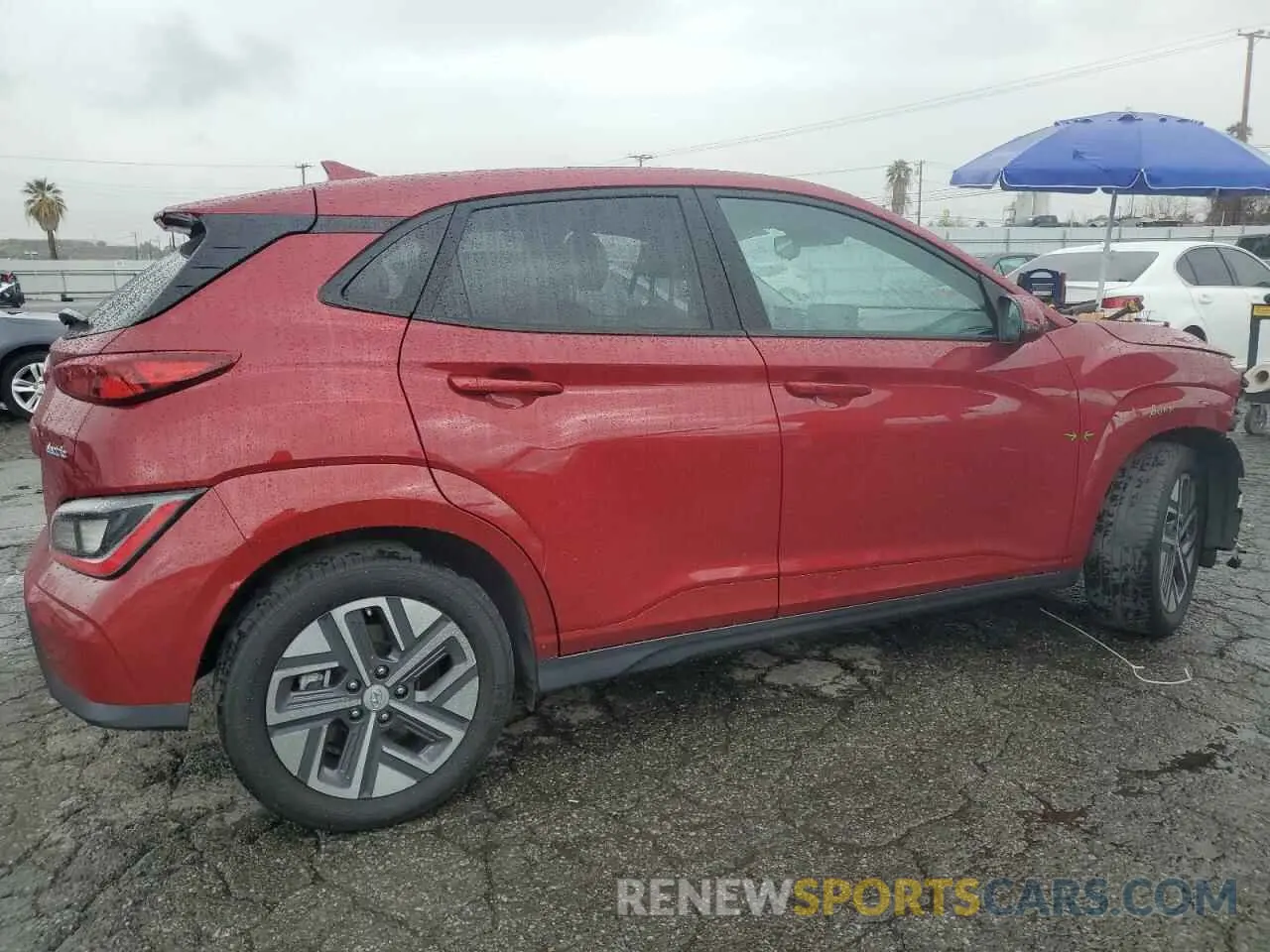 3 fotografías del automóvil dañado KM8K23AG4PU184339 HYUNDAI KONA 2023