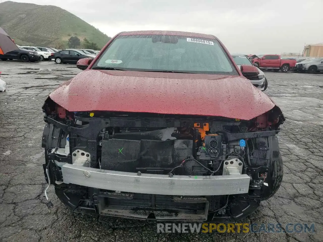 5 fotografías del automóvil dañado KM8K23AG4PU184339 HYUNDAI KONA 2023
