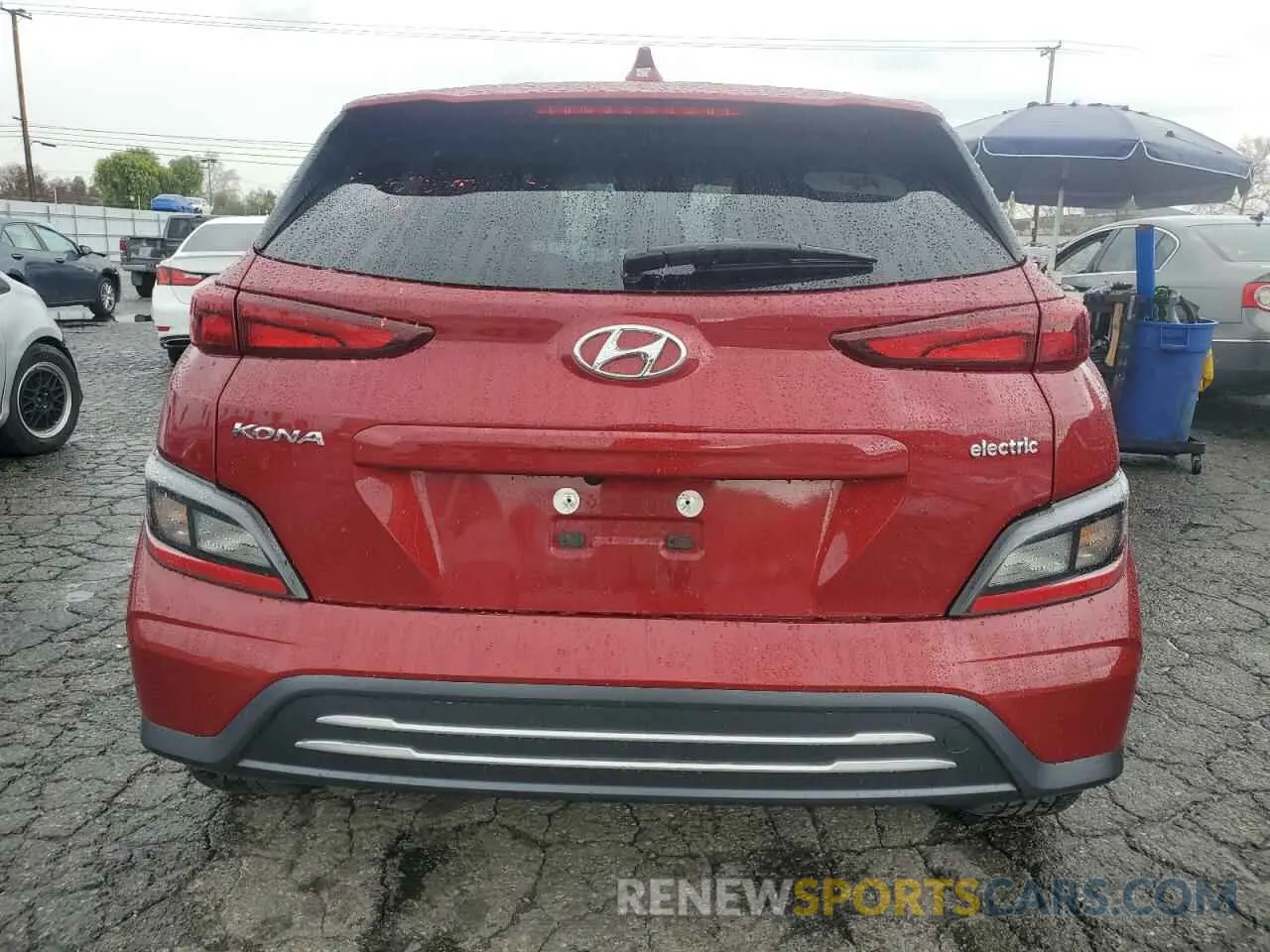 6 fotografías del automóvil dañado KM8K23AG4PU184339 HYUNDAI KONA 2023
